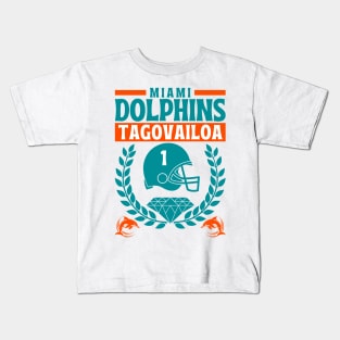 Miami Dolphins Tagovailoa 1 Edition 2 Kids T-Shirt